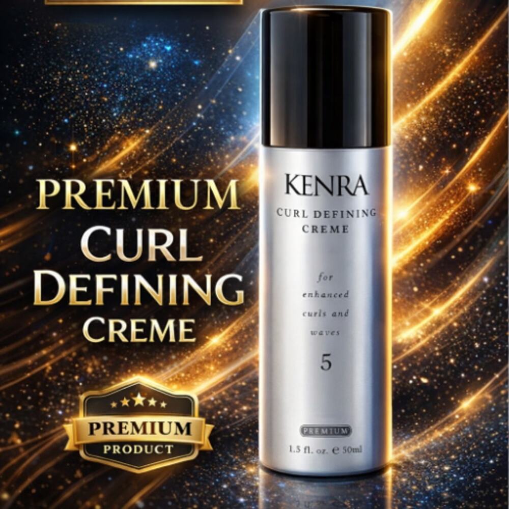 Kenra Professional 5 Curl Defining Hair Creme 1.5  fl oz Frizz Control Shine NEW